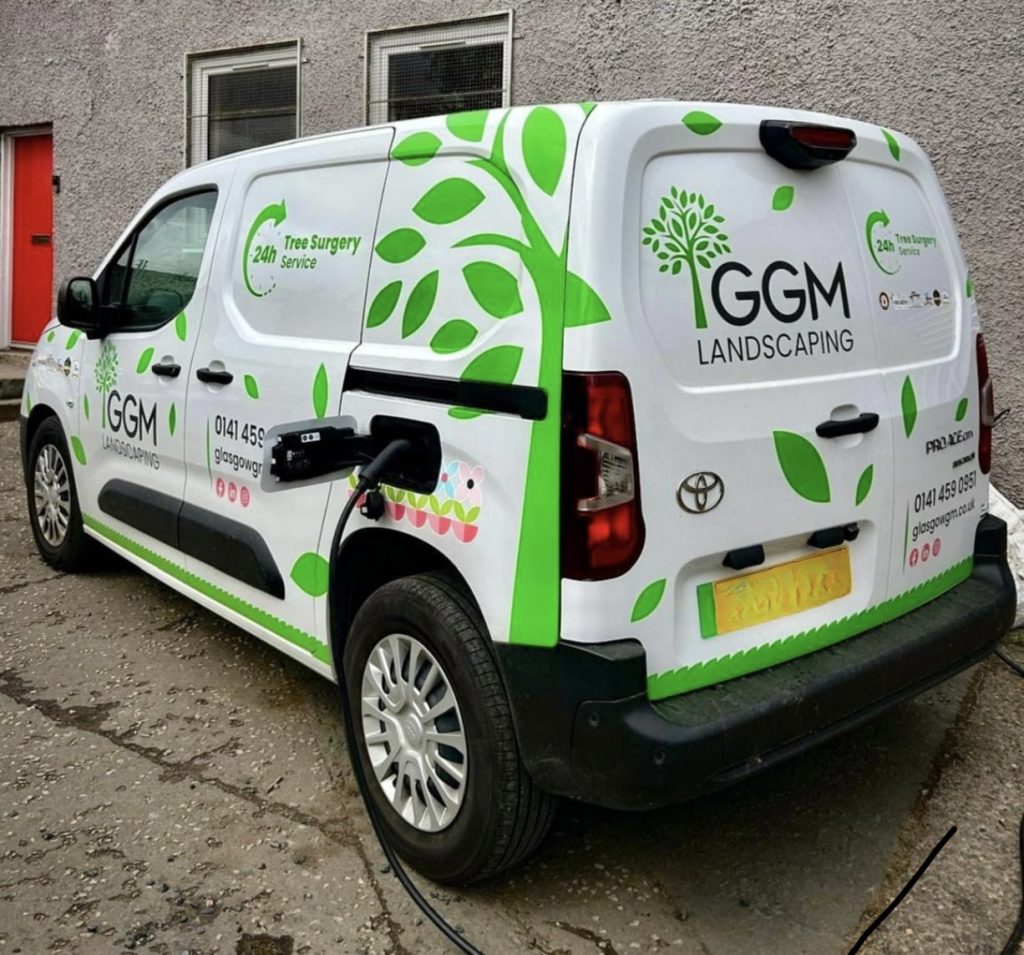 GGM Landscaping Electric van