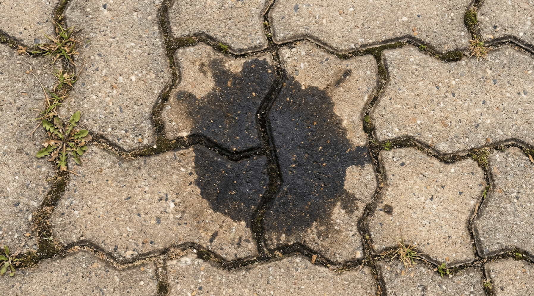 How to Remove Oil from Block Paving