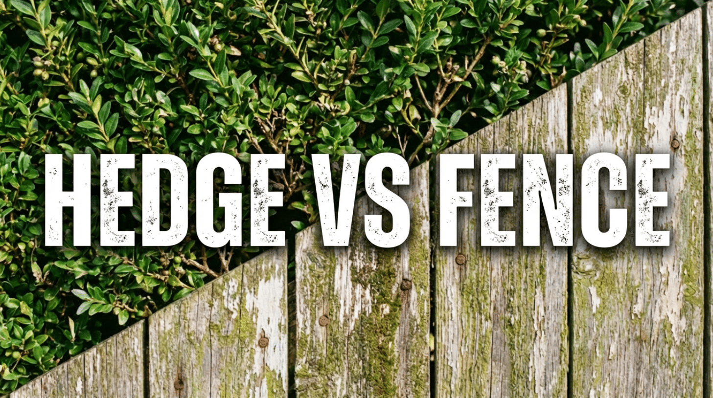 Hedge vs Fence - Which is the Better Garden Boundary - GGM Landscaping