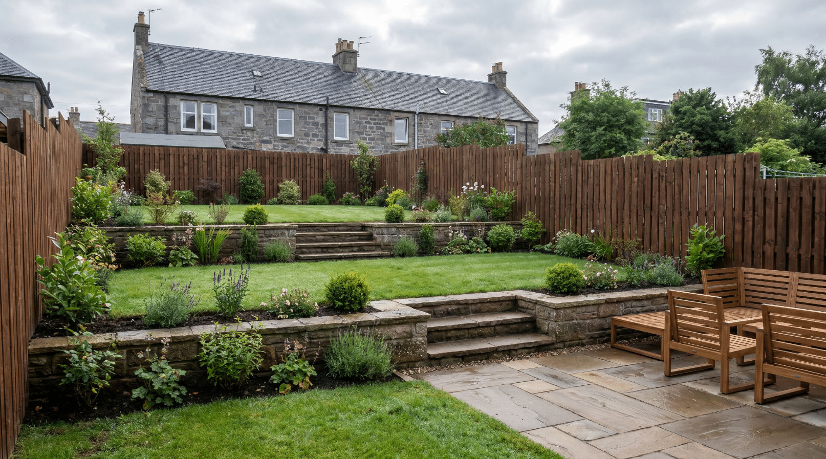 terraced garden glasgow