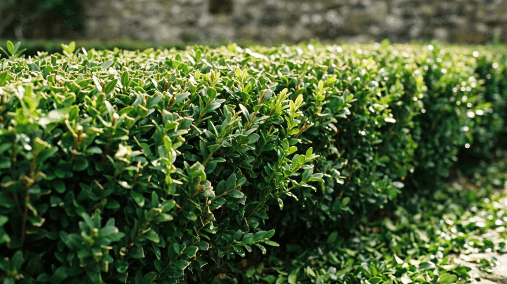 when to trim box hedge