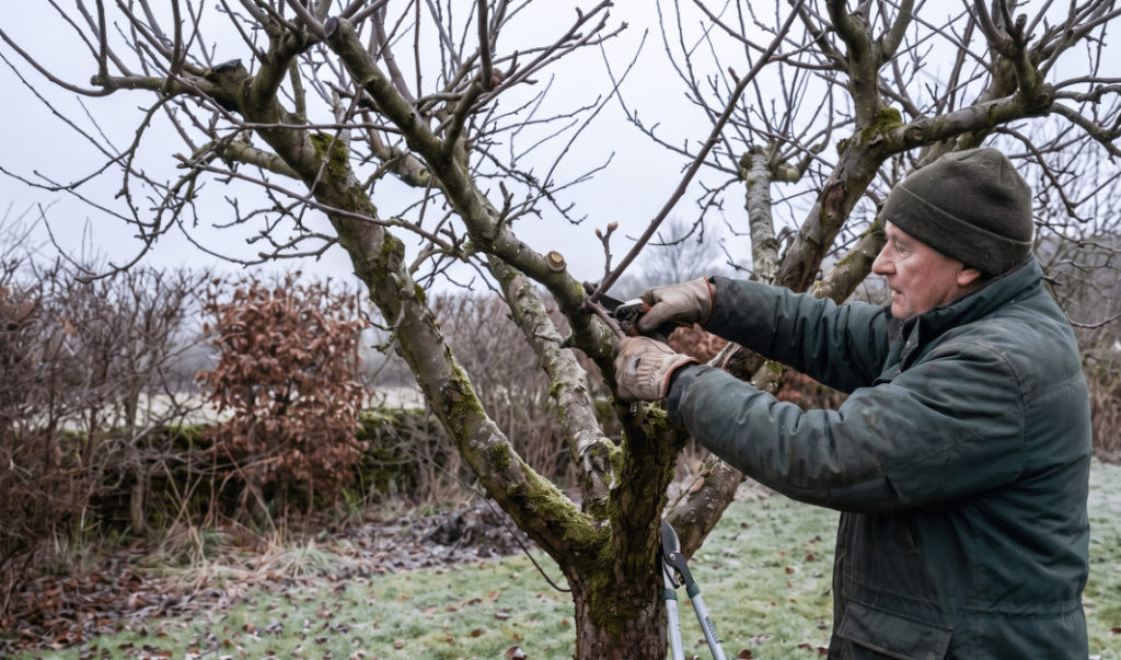 apple tree pruning
